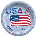 Amscan 7" Patriotic Celebration Plates - 20ct.