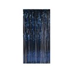 Beistle Navy Blue Metallic Door Curtain/Backdrop - 36" x 8'