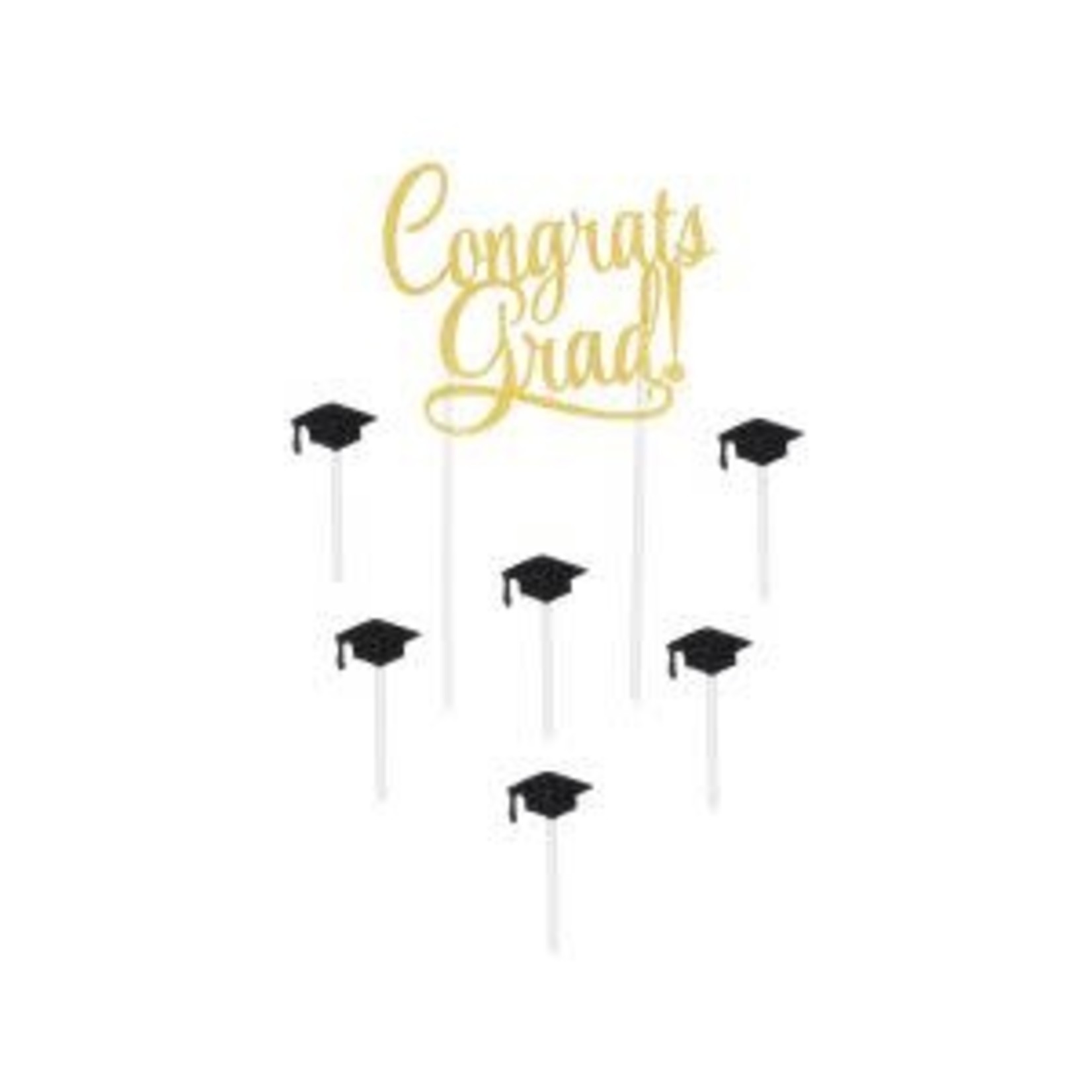 Beistle Congrats Grad! Cake Topper - 7ct.