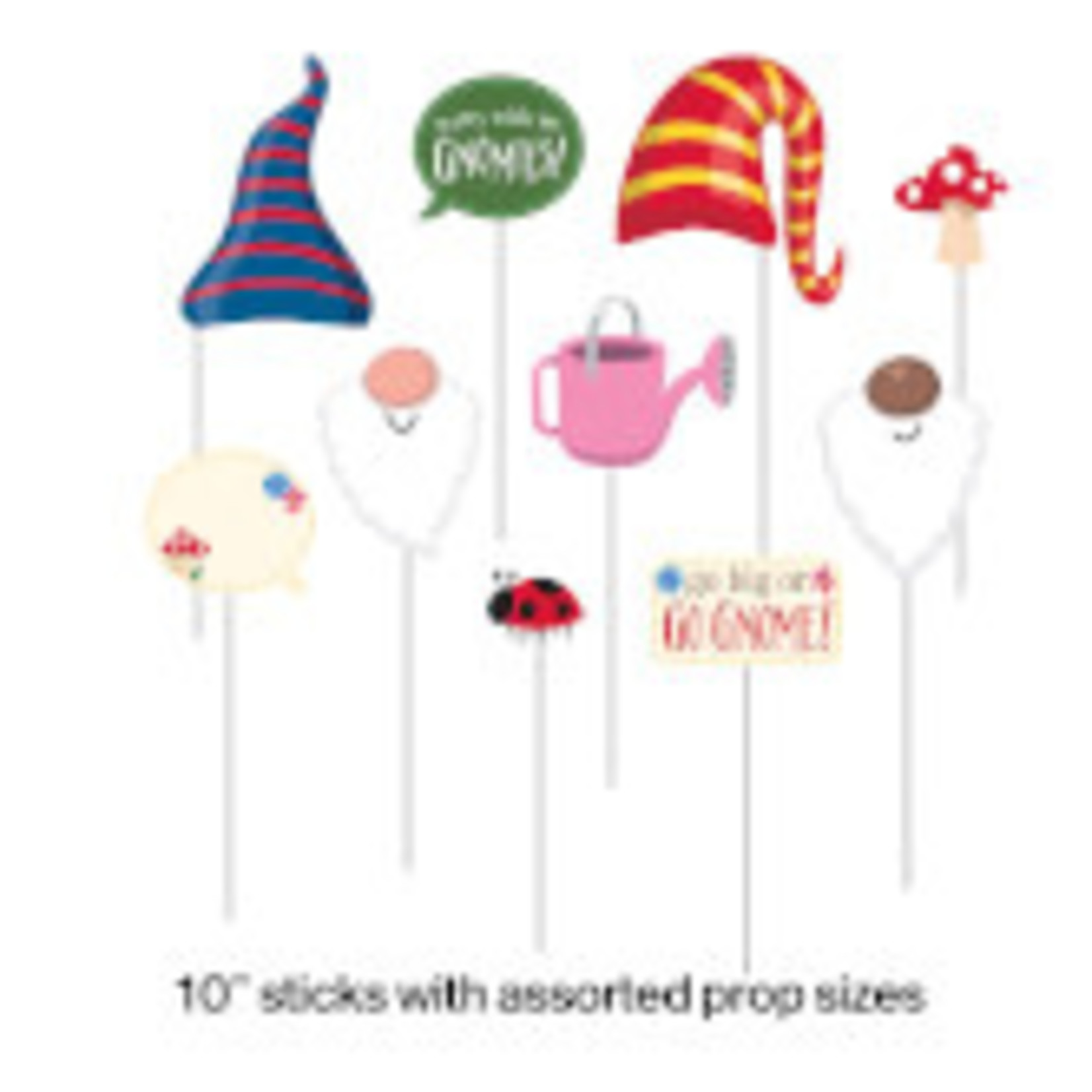 Creative Converting 10" Party Gnomes Photo Props - 10ct.