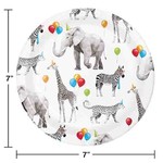 creative converting 7" Party Animals Plates - 8ct.