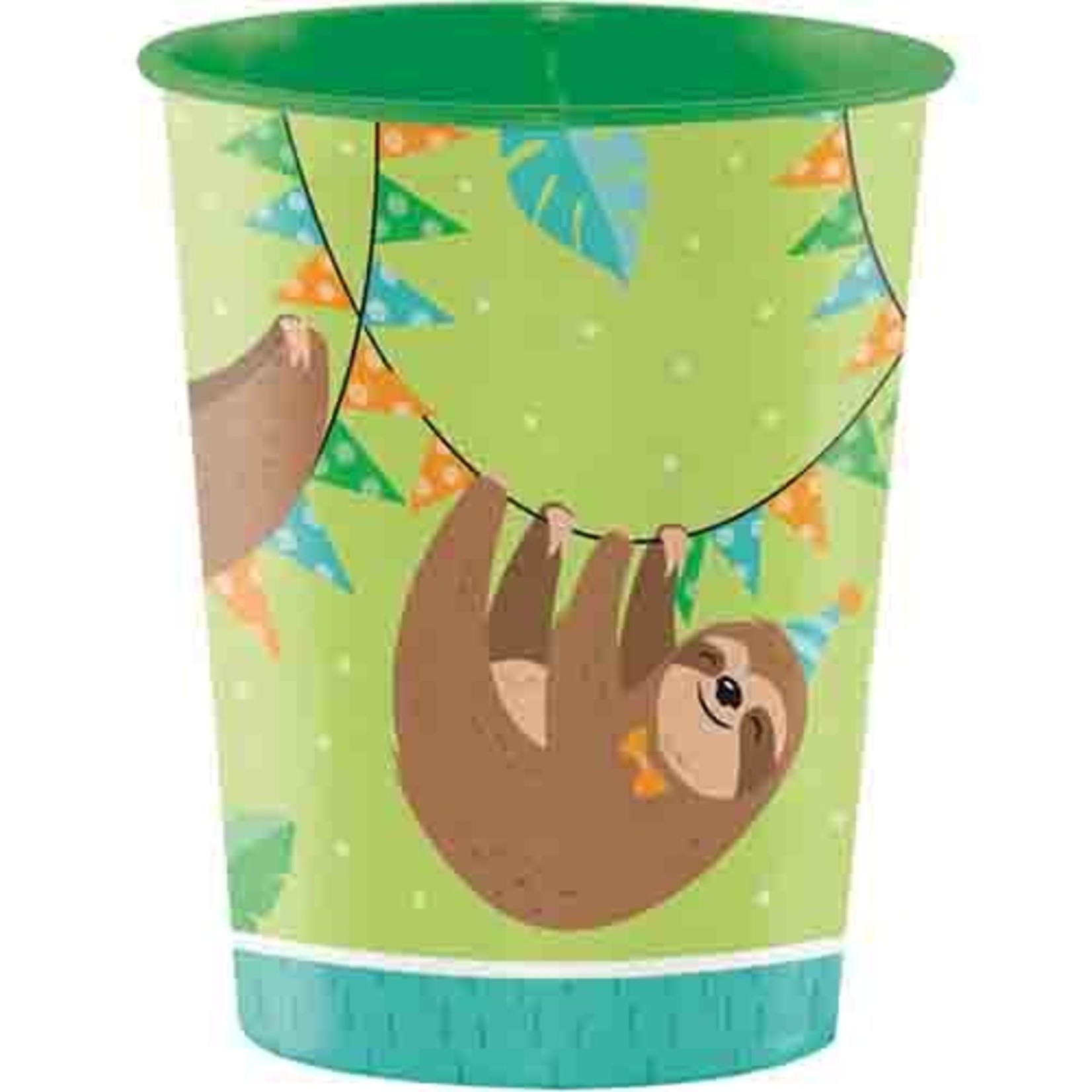 Creative Converting 16oz. Sloth Party Plastic Favor Cup - 1ct.