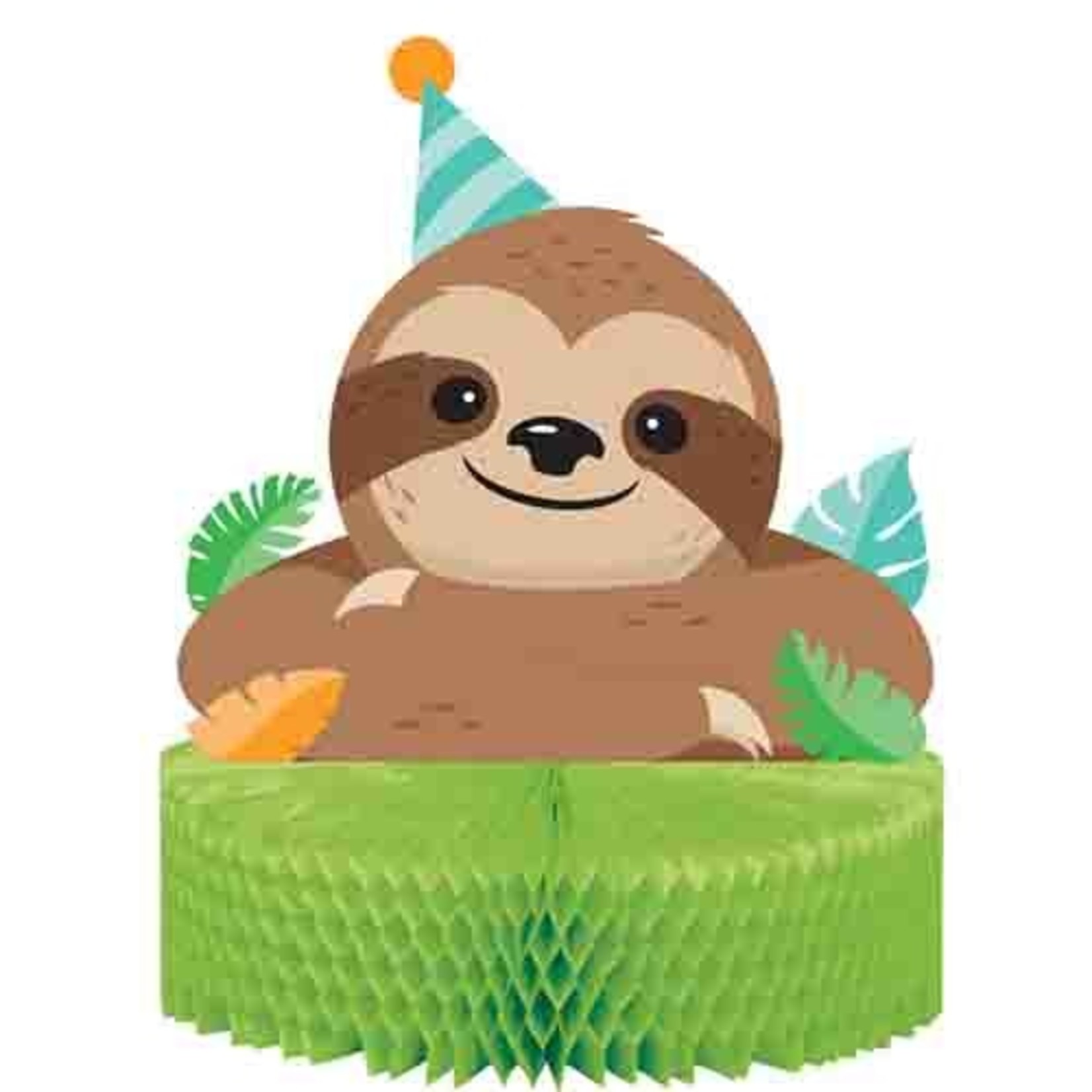 Creative Converting 12" Sloth Party Centerpiece - 1ct.