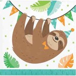 Creative Converting Sloth Party Beverage Napkins - 16ct.