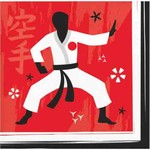 Creative Converting Karate Party Beverage Napkins - 16ct.