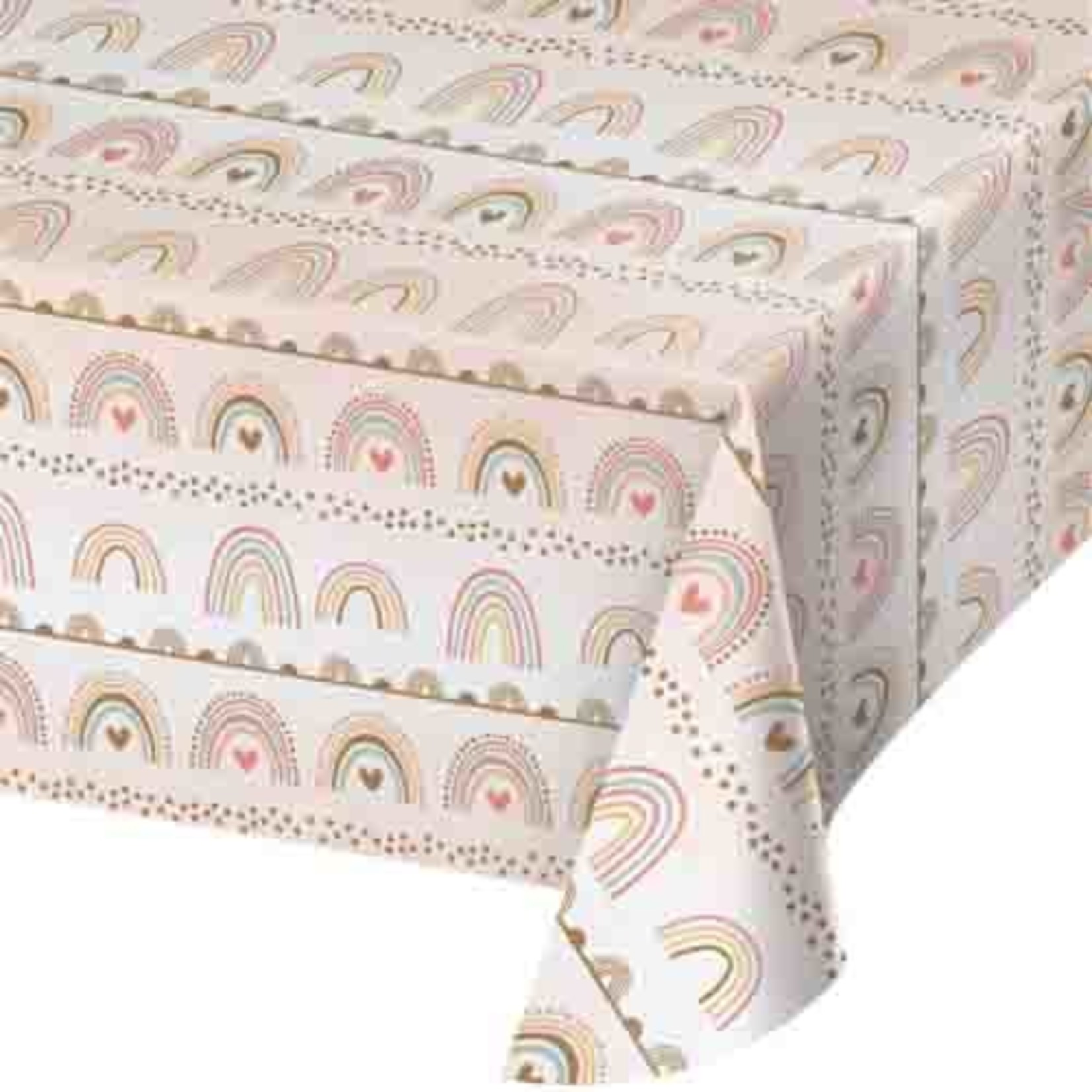 Creative Converting Boho Rainbow Tablecover - 1ct. (54" x 102")