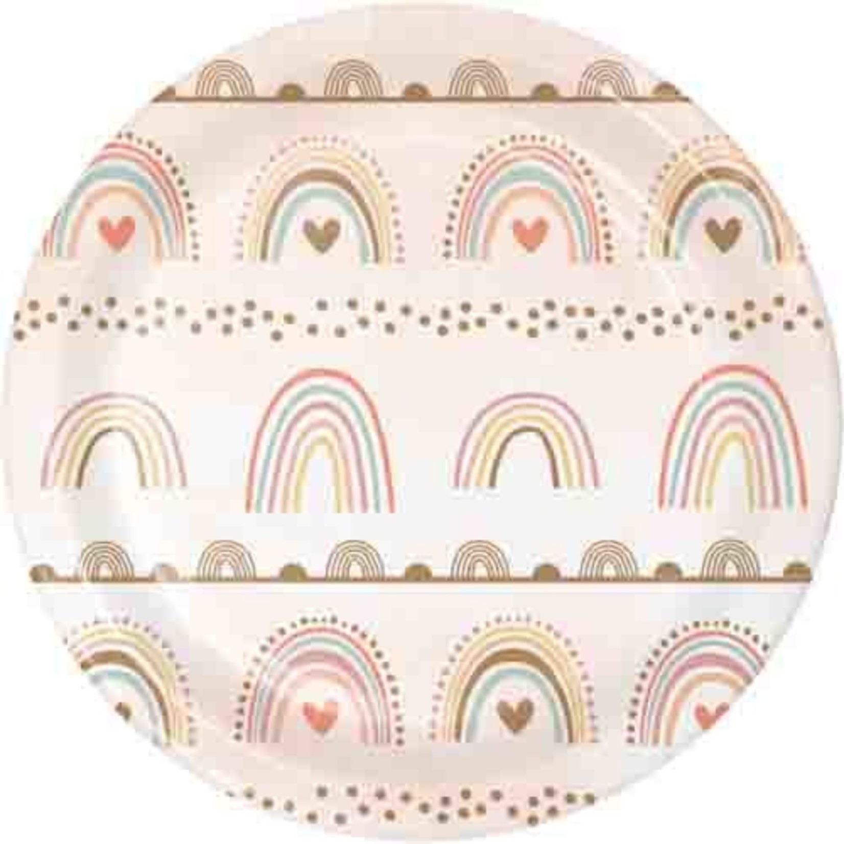 Creative Converting 7" Boho Rainbow Plates - 8ct.