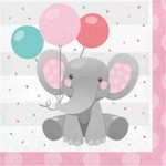 creative converting Enchanted Pink Elephant Lunch Napkins - 16ct.
