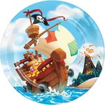 Creative Converting 9" Pirate Treasure Paper Plates - 8ct.