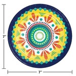 Creative Converting 7" Pottery Plates - 8ct.