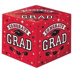 Amscan Red 'Congrats Grad' Card Holder Box - 12" x 12"