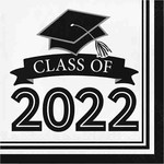 creative converting 2022 White Graduation Lunch Napkins - 36ct.