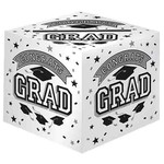 Amscan White 'Congrats Grad' Card Holder Box