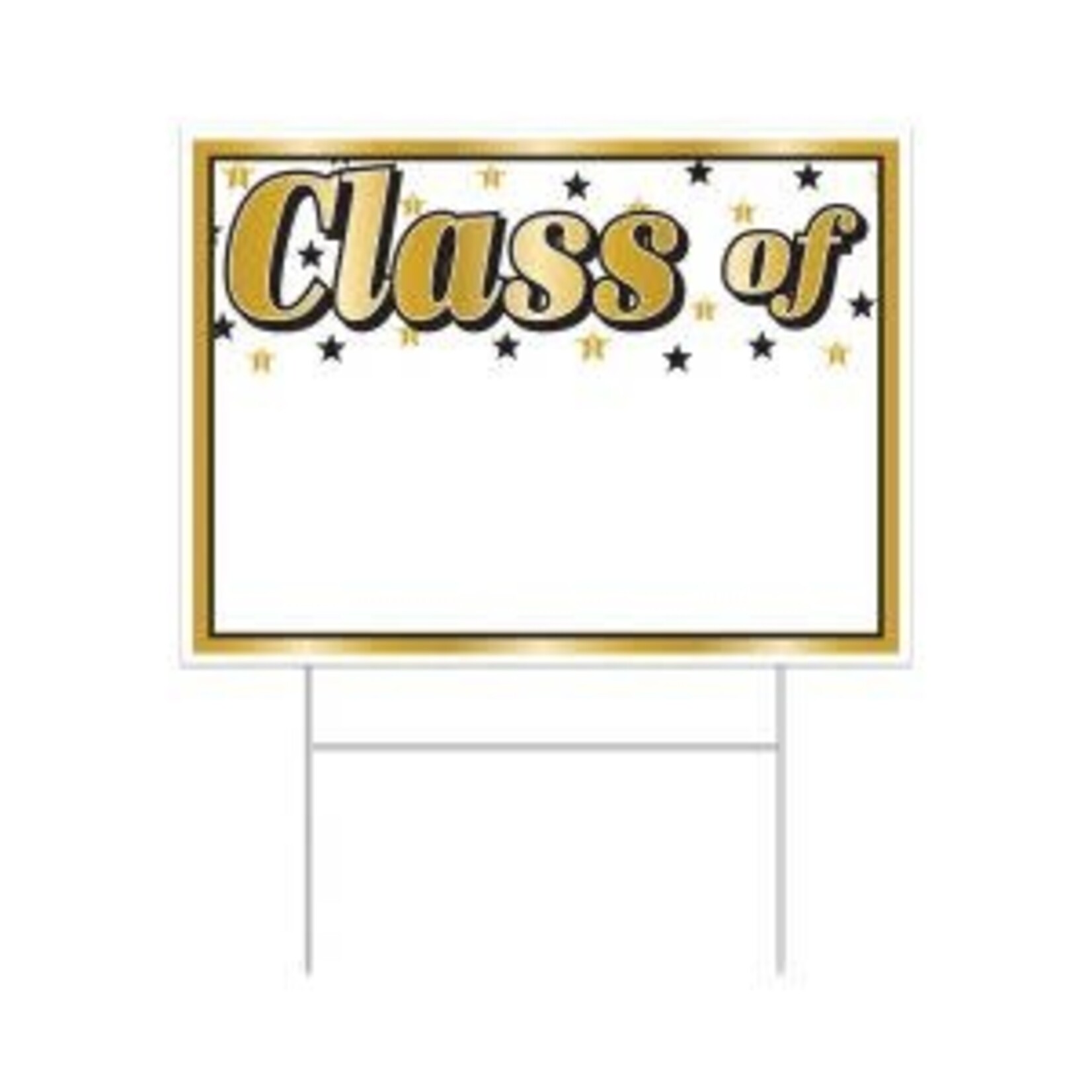 Beistle Gold Personalized "Class Of" Yard Sign