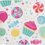 creative converting Candy Bouquet Beverage Napkins - 16ct.