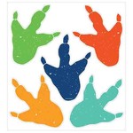 Amscan Dinosaur Vinyl Footprints - 10ct