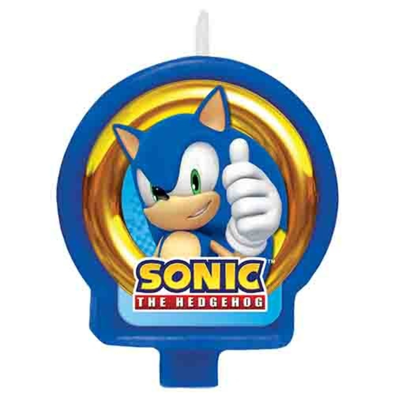Amscan Sonic The Hedge Hog Birthday Candle - 1ct.