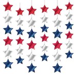 Amscan Patriotic Star String Decoration - 6ct.