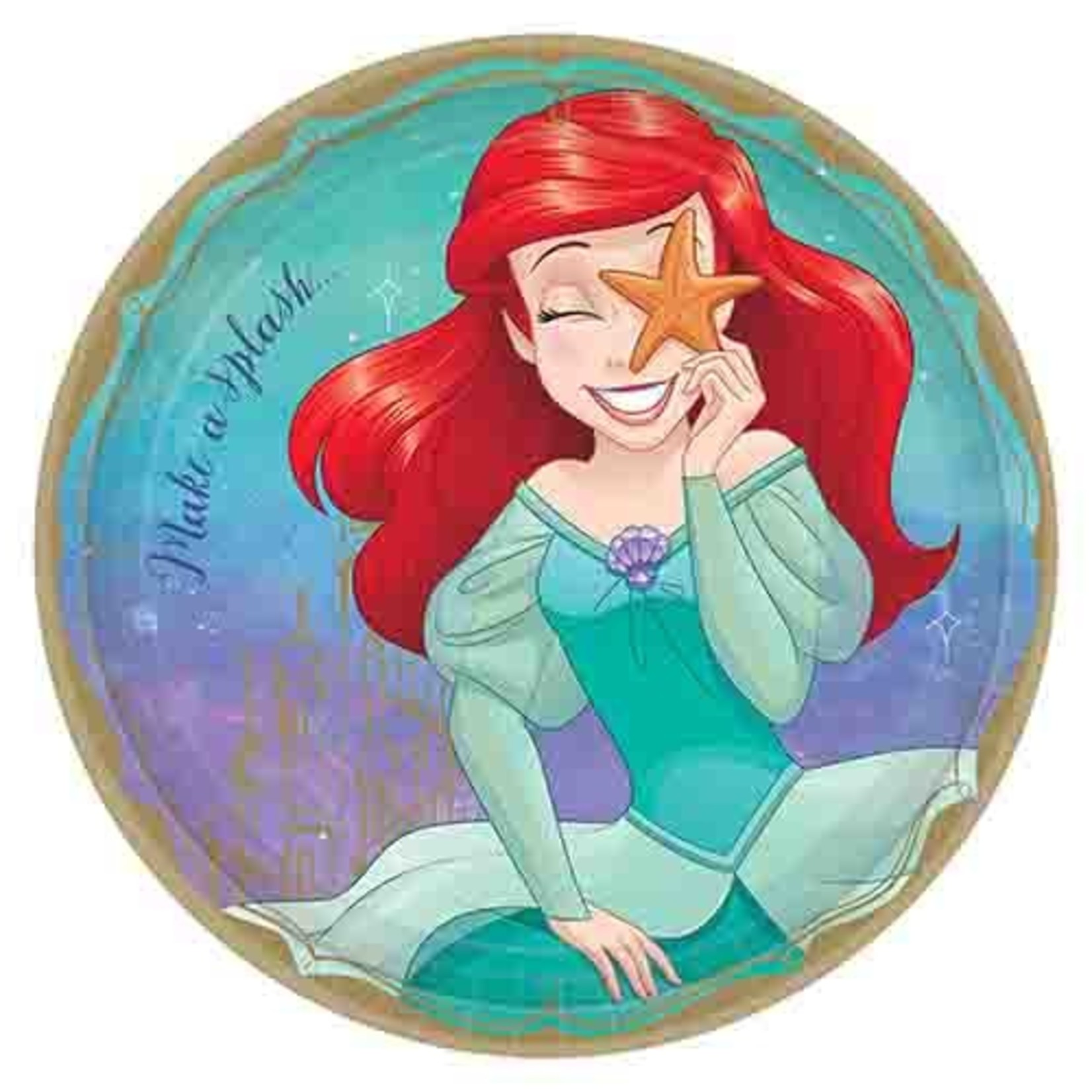 Amscan 9" Disney's Princess Ariel Plates - 8ct.