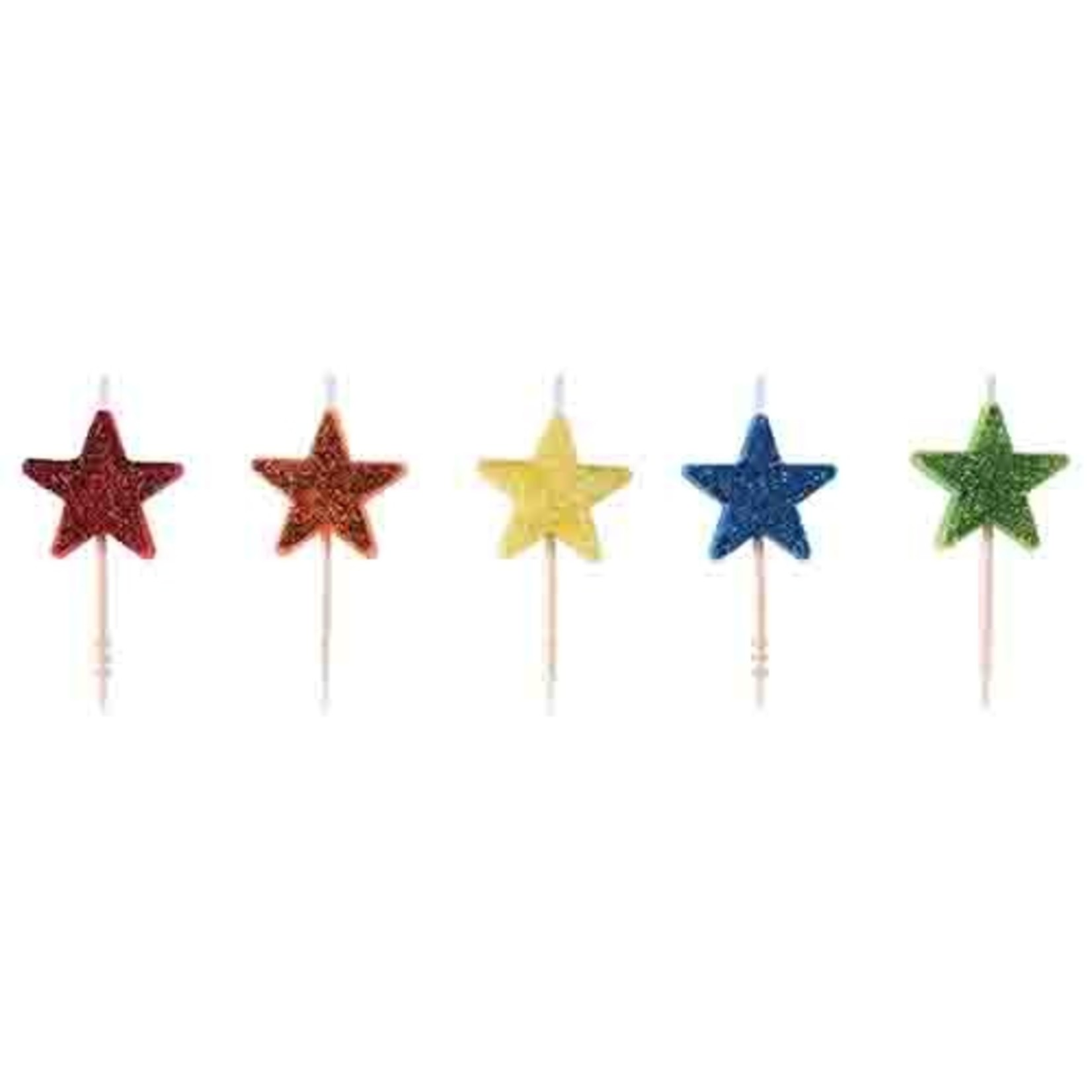 Amscan Star Glitter Birthday Candles - 5ct.