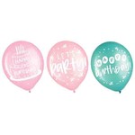 Amscan 12" Happy Cake Day Latex Balloons - 15ct.