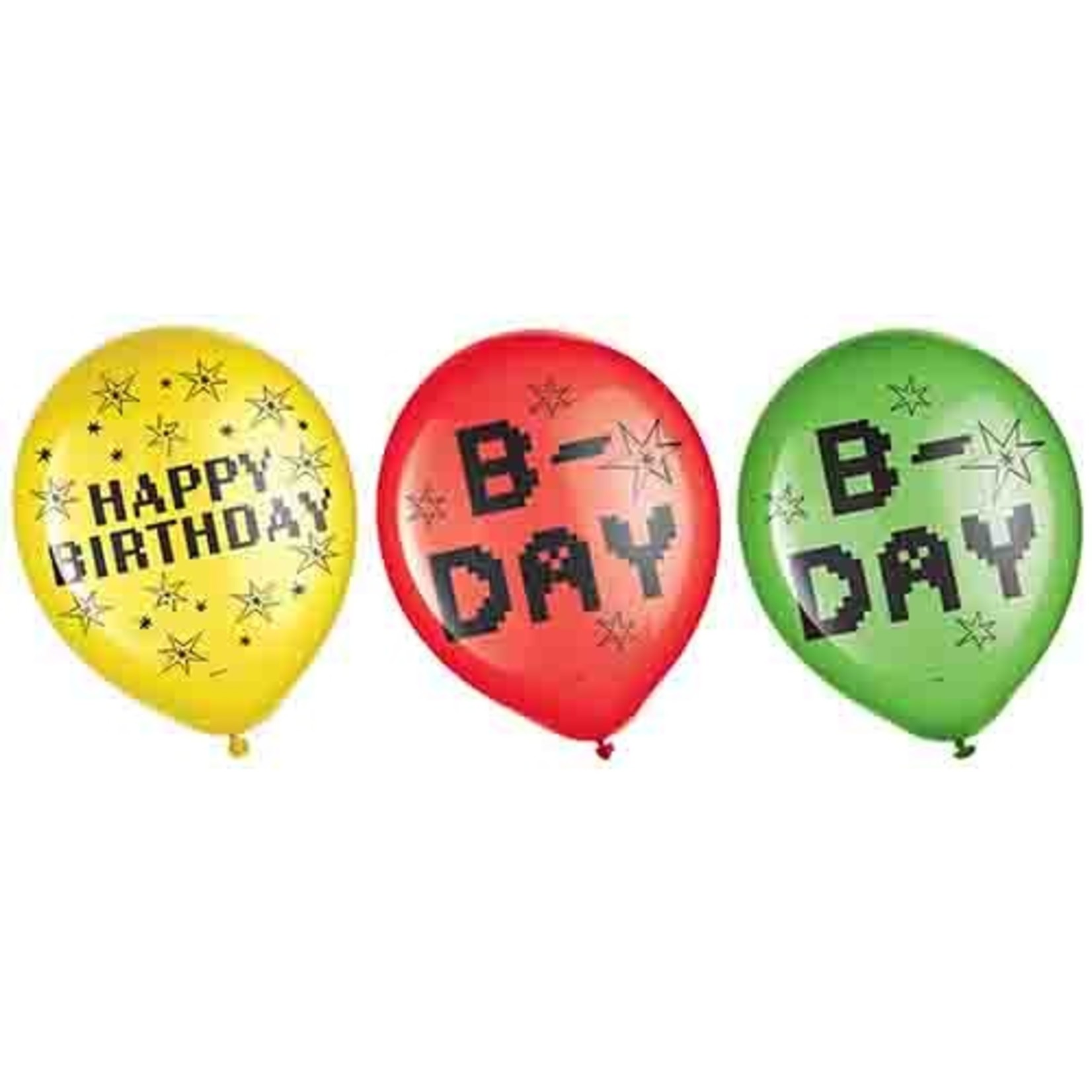 Amscan TNT Party! Latex Balloons - 6ct.