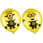 Amscan 12" Despicable Me Minions Latex Balloons - 6ct.