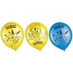 Amscan 12" Pokemon Latex Balloons - 6ct.