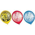 Amscan 12" Justice League Latex Balloons - 6ct.