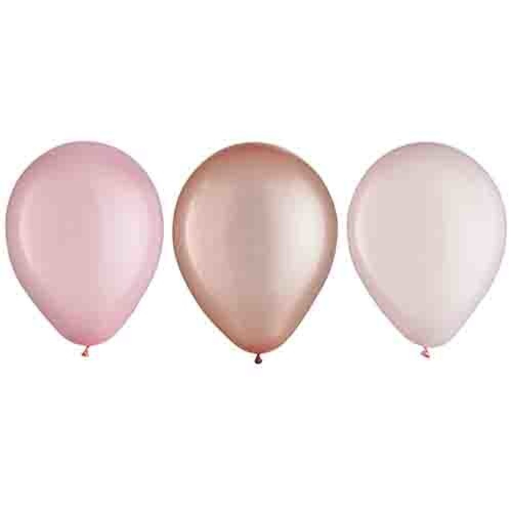 Amscan 5" Rose Gold Assorted Latex Balloons - 25ct.