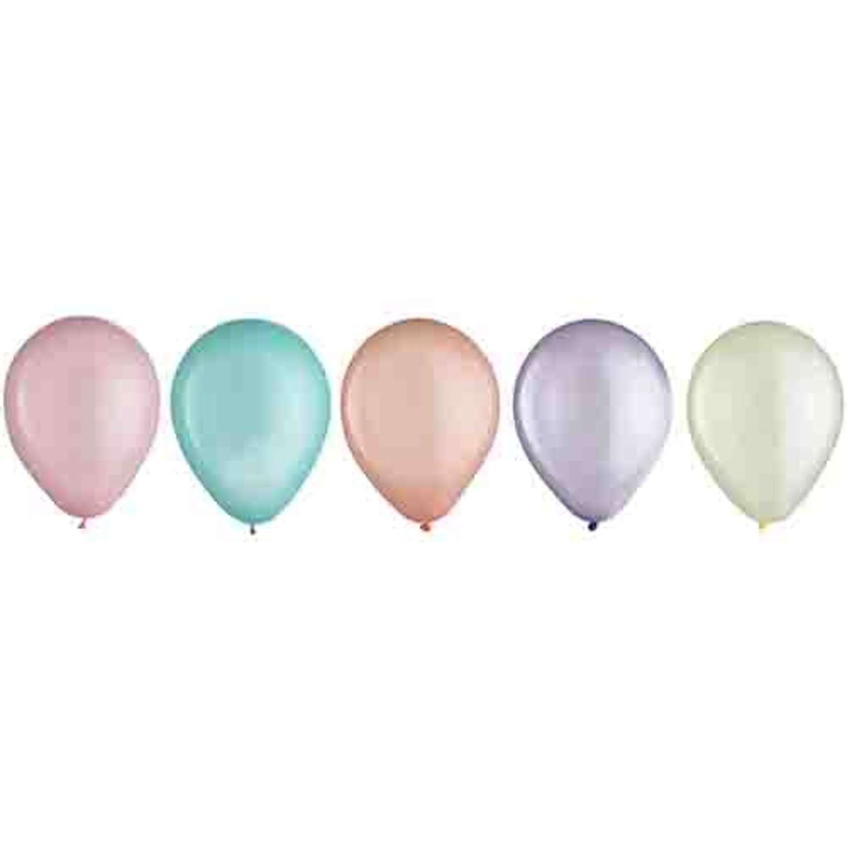Amscan 5" Sorbet Colored Assorted Latex Balloons - 25ct.