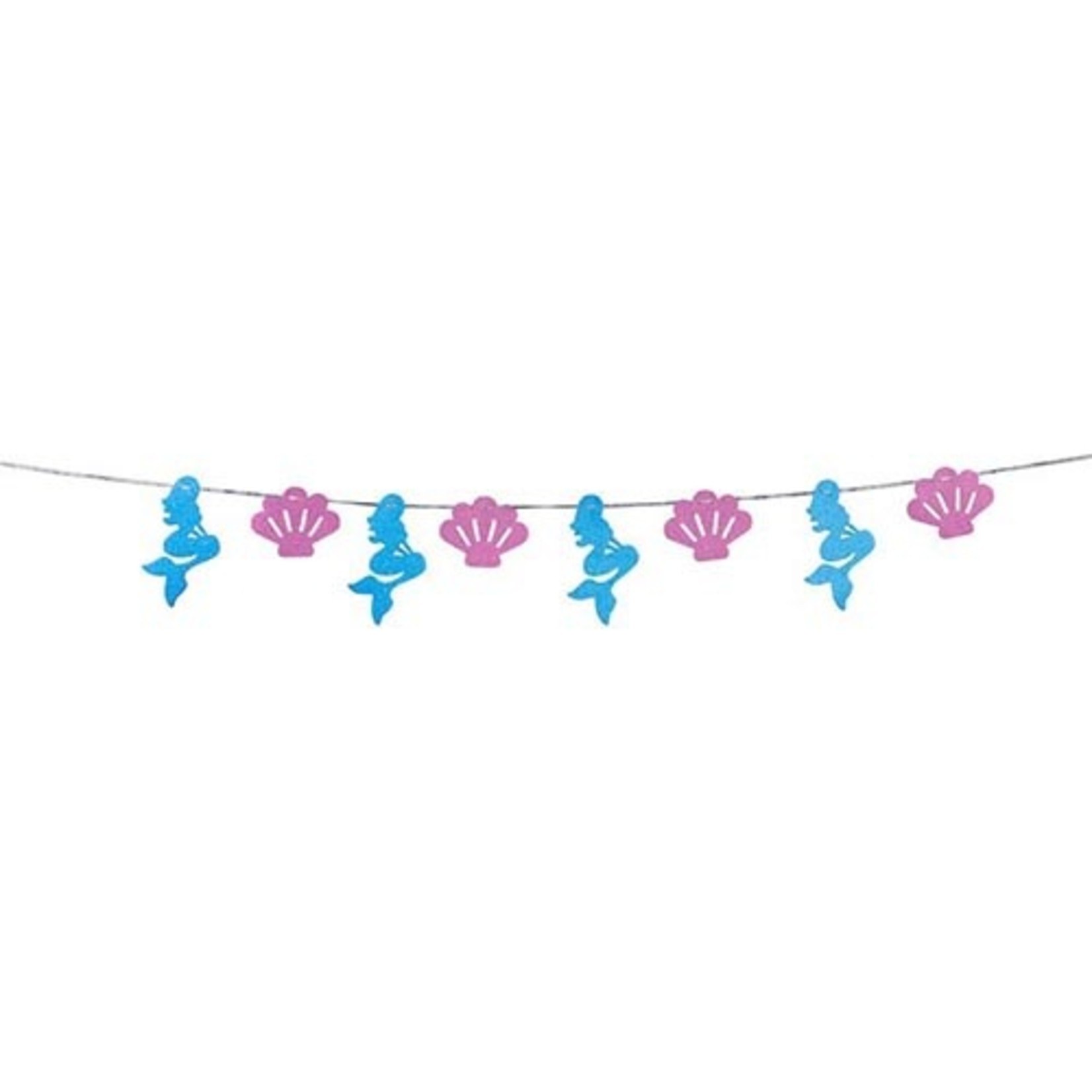 SKD Party by Forum Mermaid Glitter Banner - 6ft.