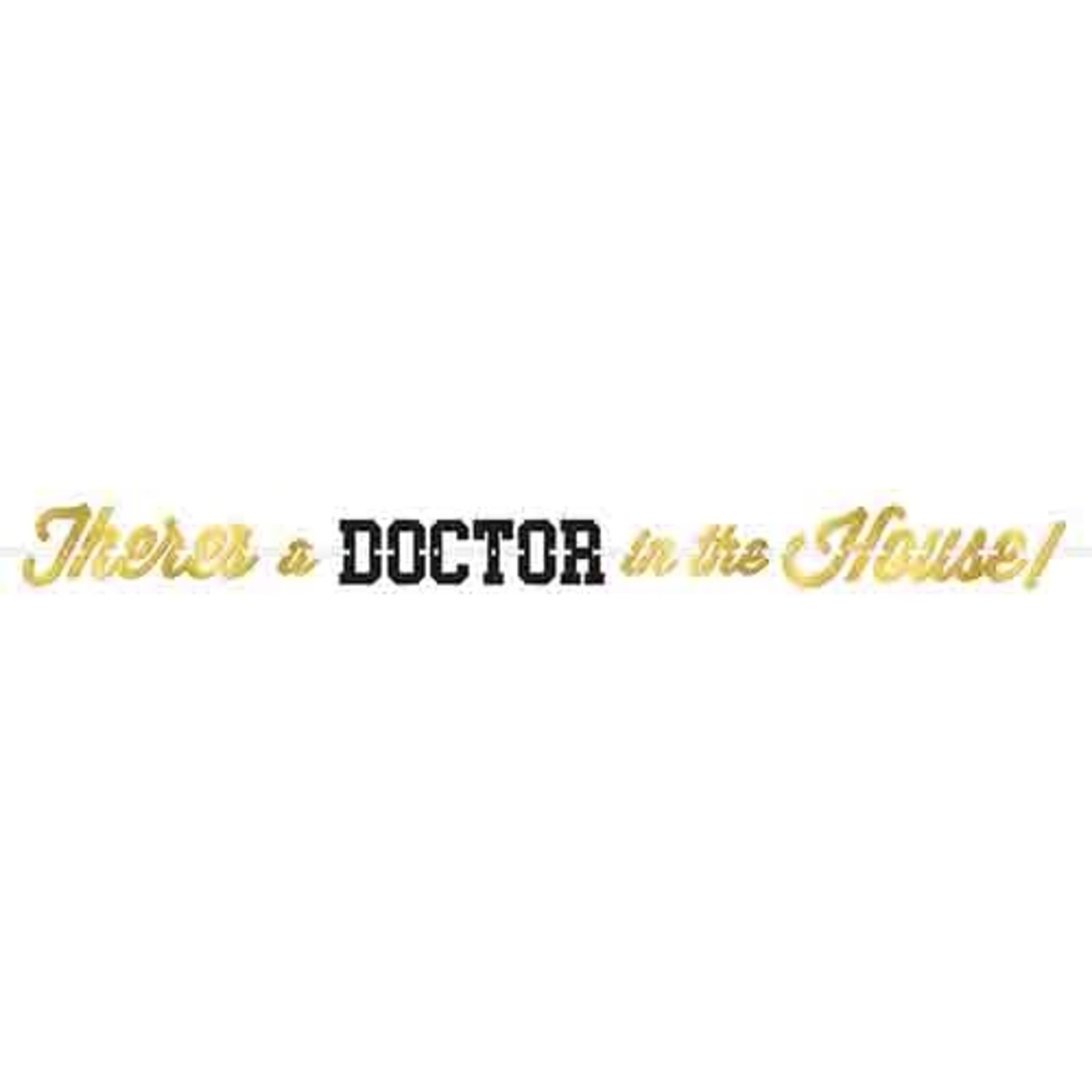 Amscan There is a DOCTOR in the House Banner - 12ft.