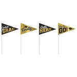 Amscan Graduation Paper Pennants - 4ct.