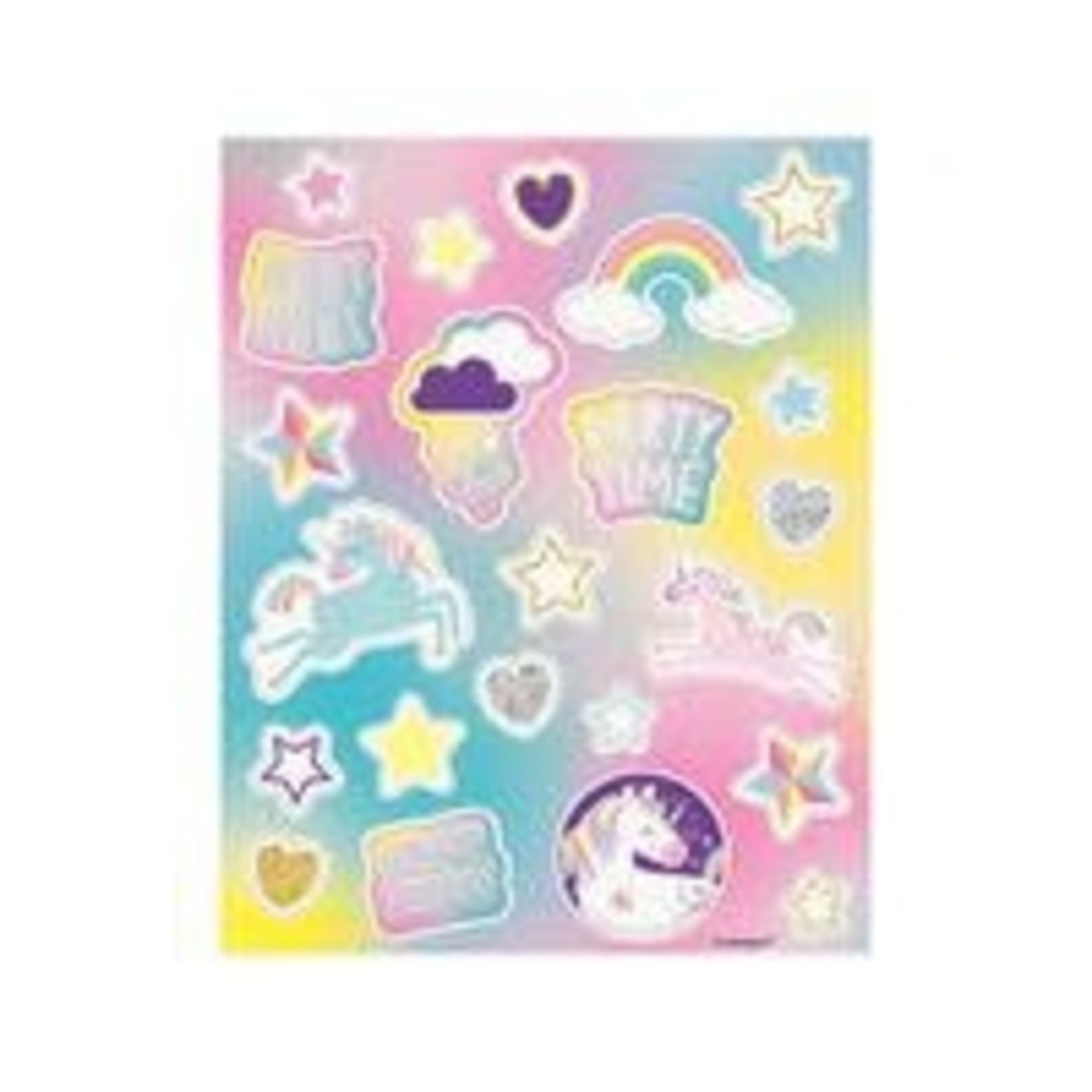 unique Unicorn Party Sticker Sheets - 4ct. (92 Stickers)