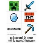 unique Minecraft Tattoos - 24ct.