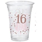 Amscan 16oz. Sweet 16 & Fab Plastic Party Cups - 20ct.