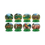 Beistle 4" Farm Animal Honeycomb Centerpieces - 8ct.