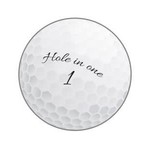 Beistle 10" Golf  Ball Cutout - 1ct.