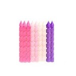 unique Pink & Purple Spiral Birthday Candles - 10ct.
