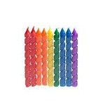 unique Rainbow Spiral Birthday Candles - 10ct.