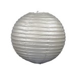 Beistle 9.5" Silver Paper Lanterns - 3ct.