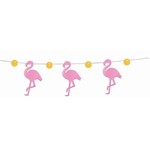 Rubies 11" Flamingo Glitter Banner - 6'