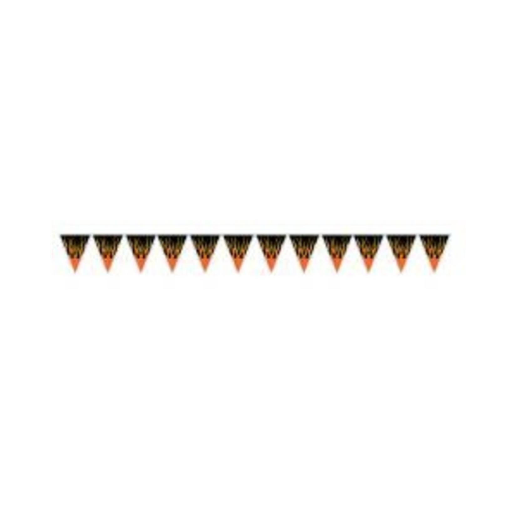 Beistle Flame Pennant Banner - 12'