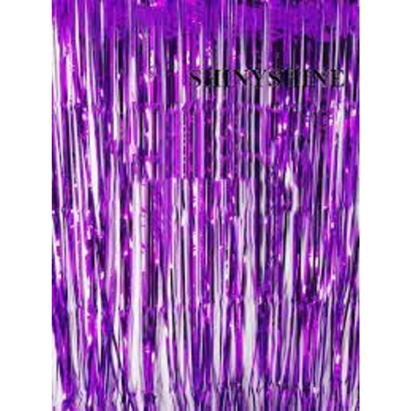 Rubies Purple Foil Backdrop/Door Curtain - 1ct. (8' x 37")