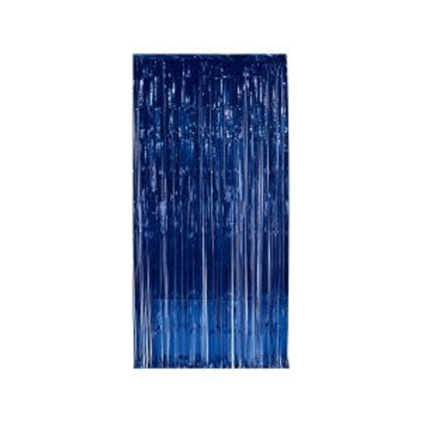 Beistle Royal Blue Metallic Door Curtain/Backdrop - 36" x 8'