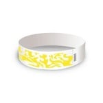 MedTech Wristbands Yellow Flame Supertek Adhesive Paper Wristbands - 100ct.
