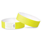 MedTech Wristbands Yellow Supertek Adhesive Paper Wristbands - 100ct.