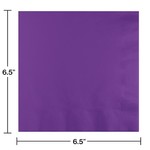 TCOLR Amethyst Purple Lunch Napkins - 50ct.