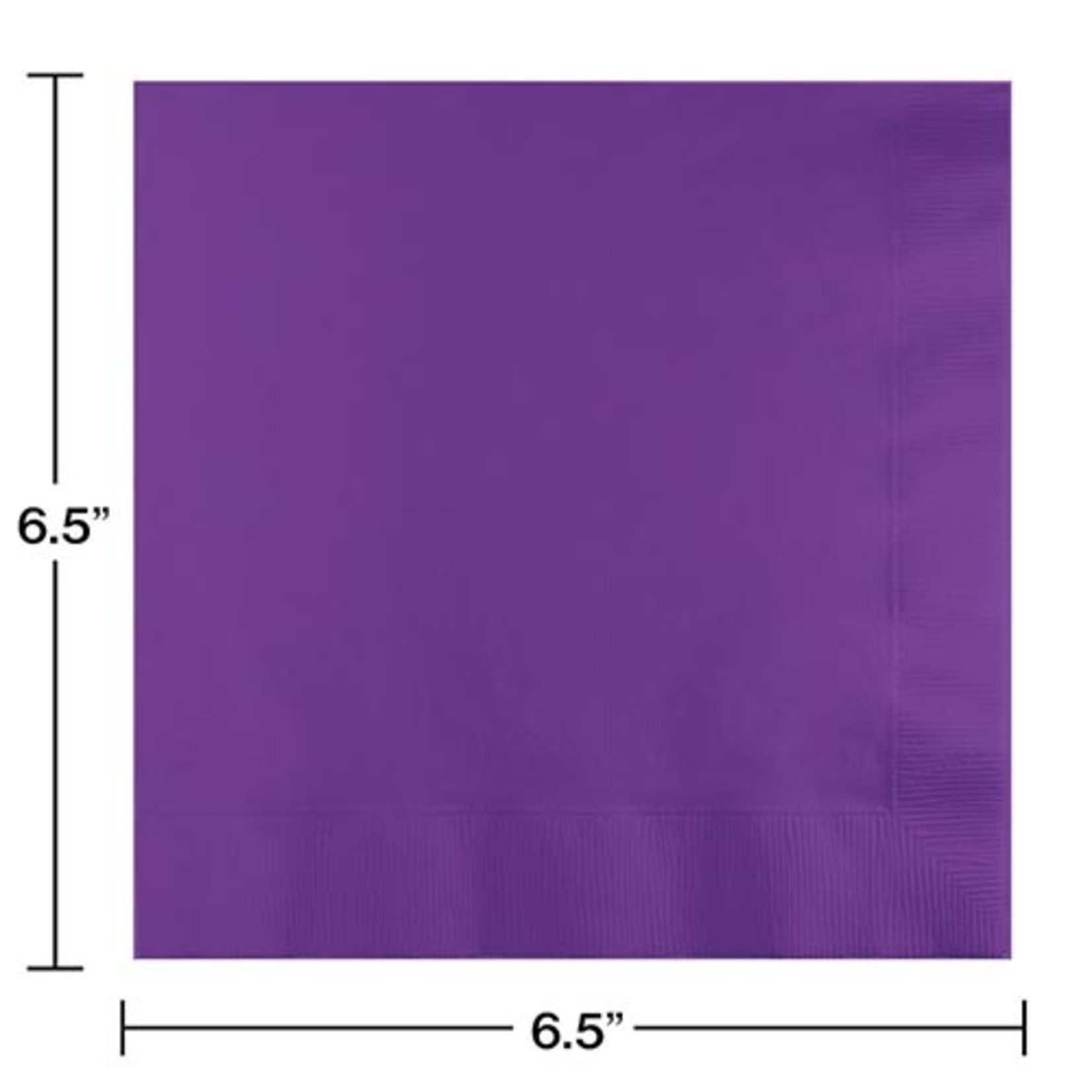 TCOLR Amethyst Purple Lunch Napkins - 50ct.